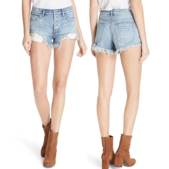 Free People Pants - Free People Loving Good Vibrations Shorts